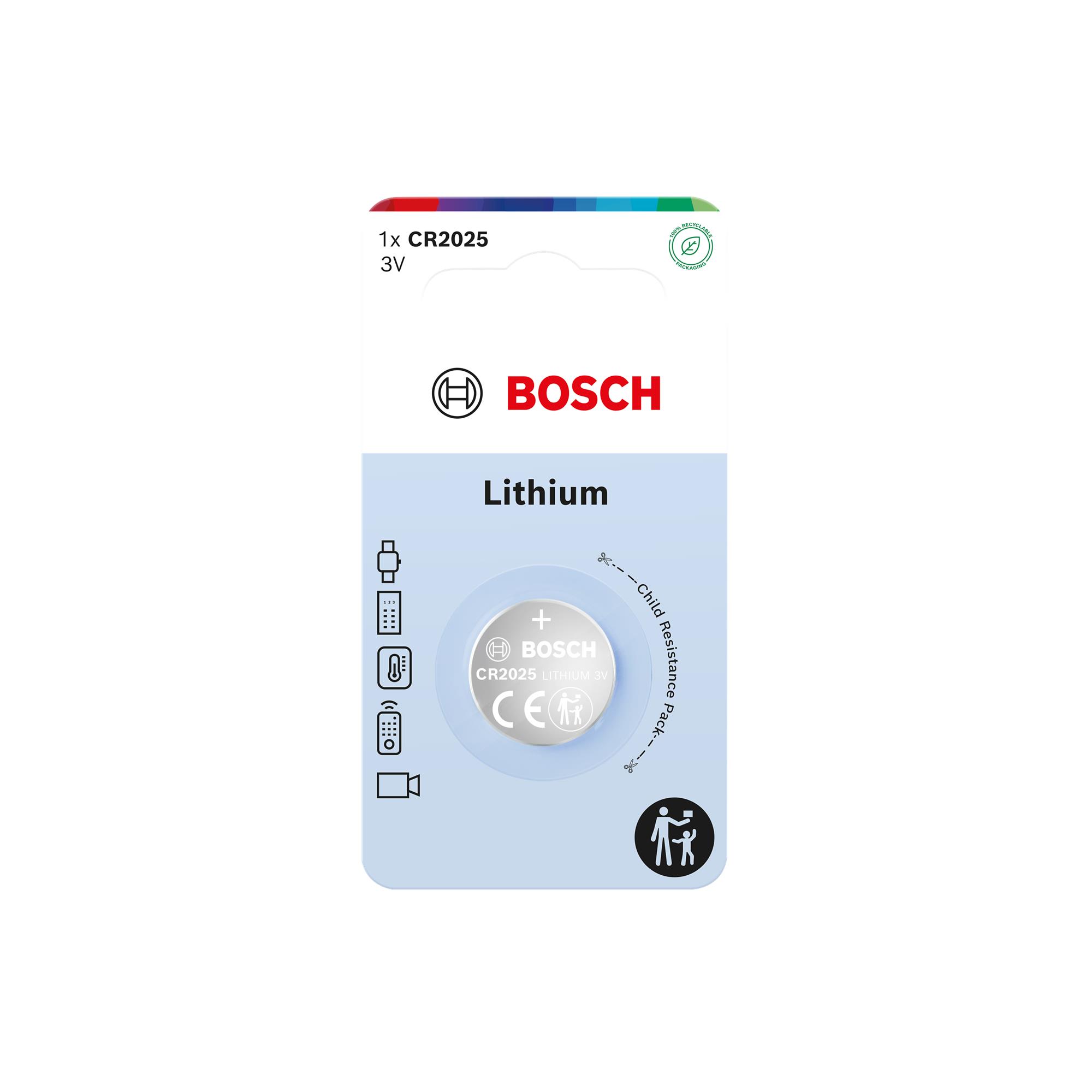 Baterie Bosch CR2025B1/00 Lithium coin CR2025 1 ks
