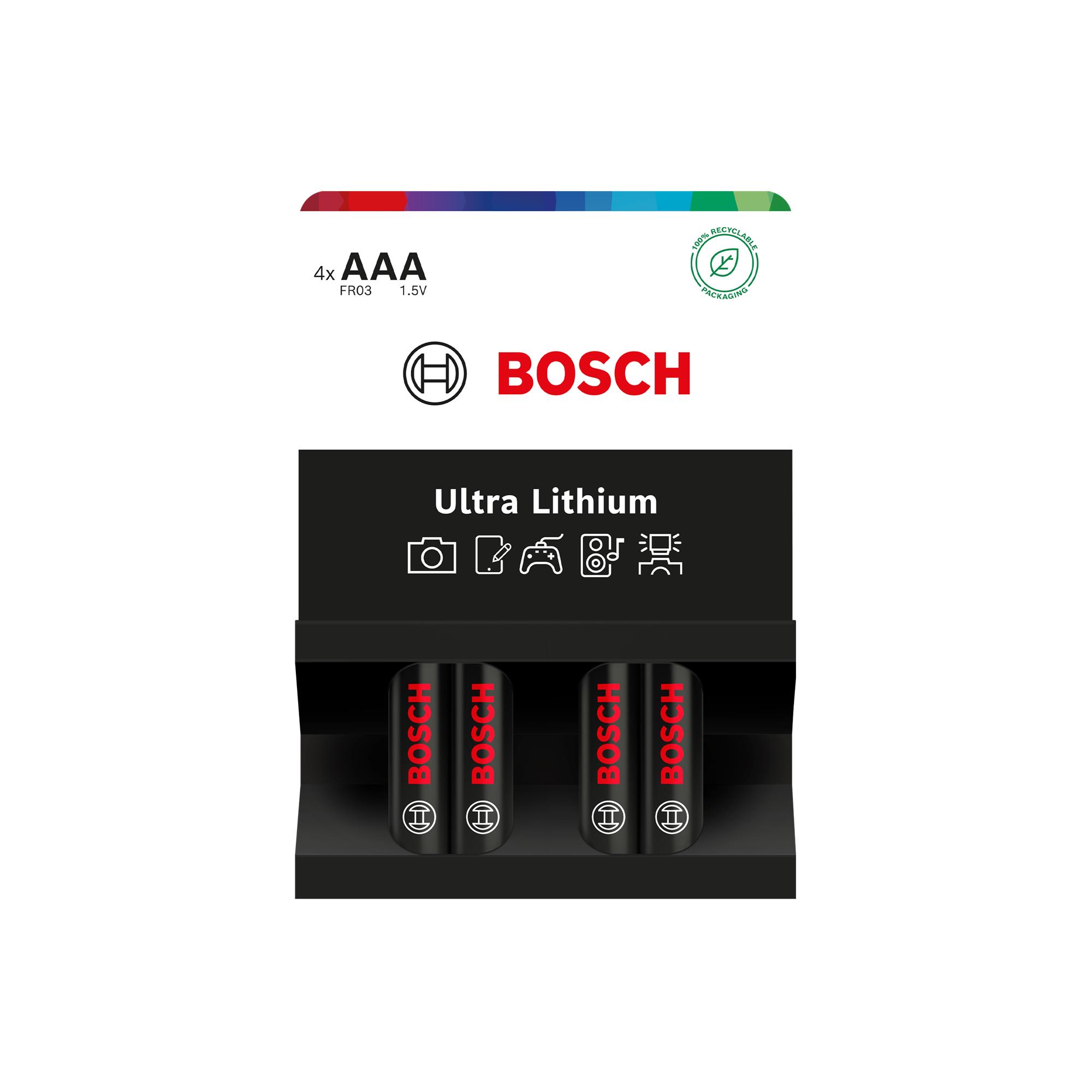 Baterie Bosch FR03UL4B/00 Ultra Lithium AAA 4 ks