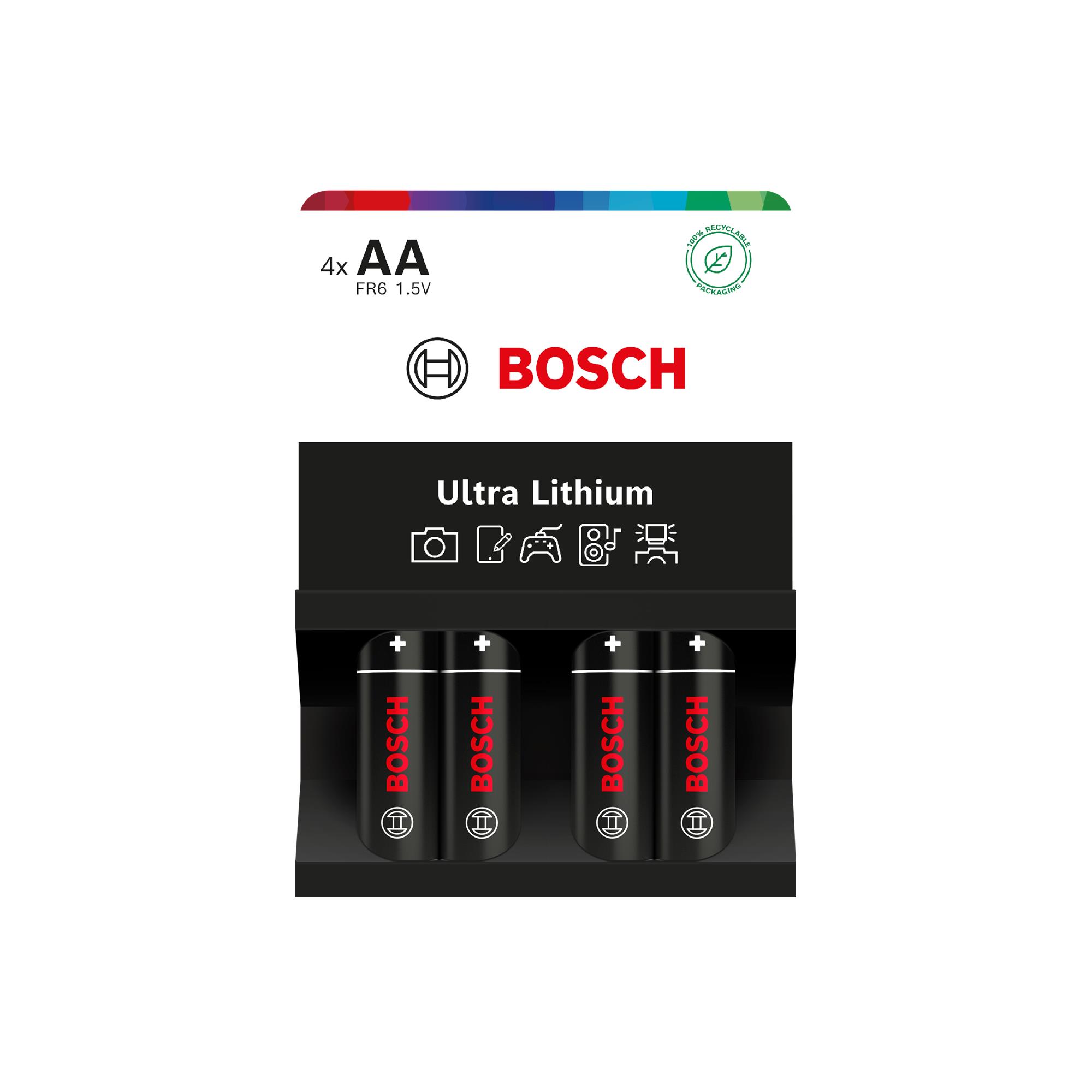 Baterie Bosch FR6UL4B/00 Ultra Lithium AA 4 ks