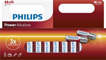 Baterie Philips LR6P12W/10 Power Alkalická AA 12ks
