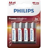 Baterie Philips LR6P4B/10 Power Alkalická AA 4ks