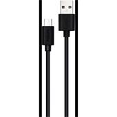 Kabel nabíjecí Philips DLC3104U/00, USB-A to micro USB, černý, 1,2m