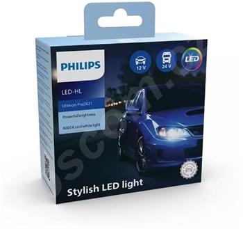 LED autožárovka Philips 11972U3021X2, Ultinon Pro9000 2ks v balení