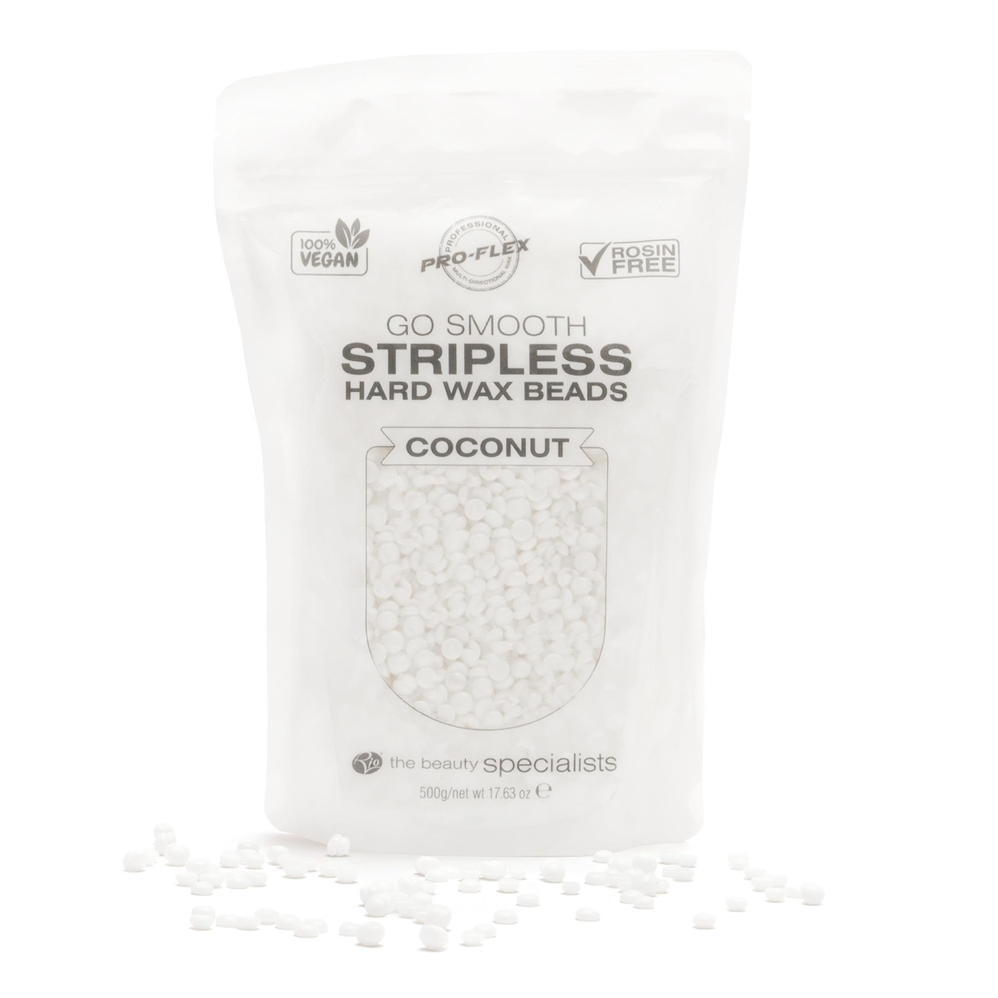 RIO Stripless hard wax beads 5x100g, COCONUT