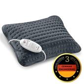 Vyhřívaný polštářek BEURER HK GREY48grey šedý s odnímatelným ovládacím panelem 